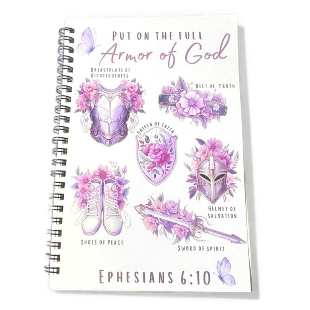 NEW - WOMENS - ARMOR OF GOD - EPHESIANS 100 PAGE STUDY GUIDE - JOURNAL